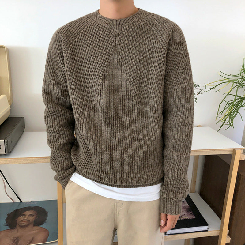 Solid color sweater