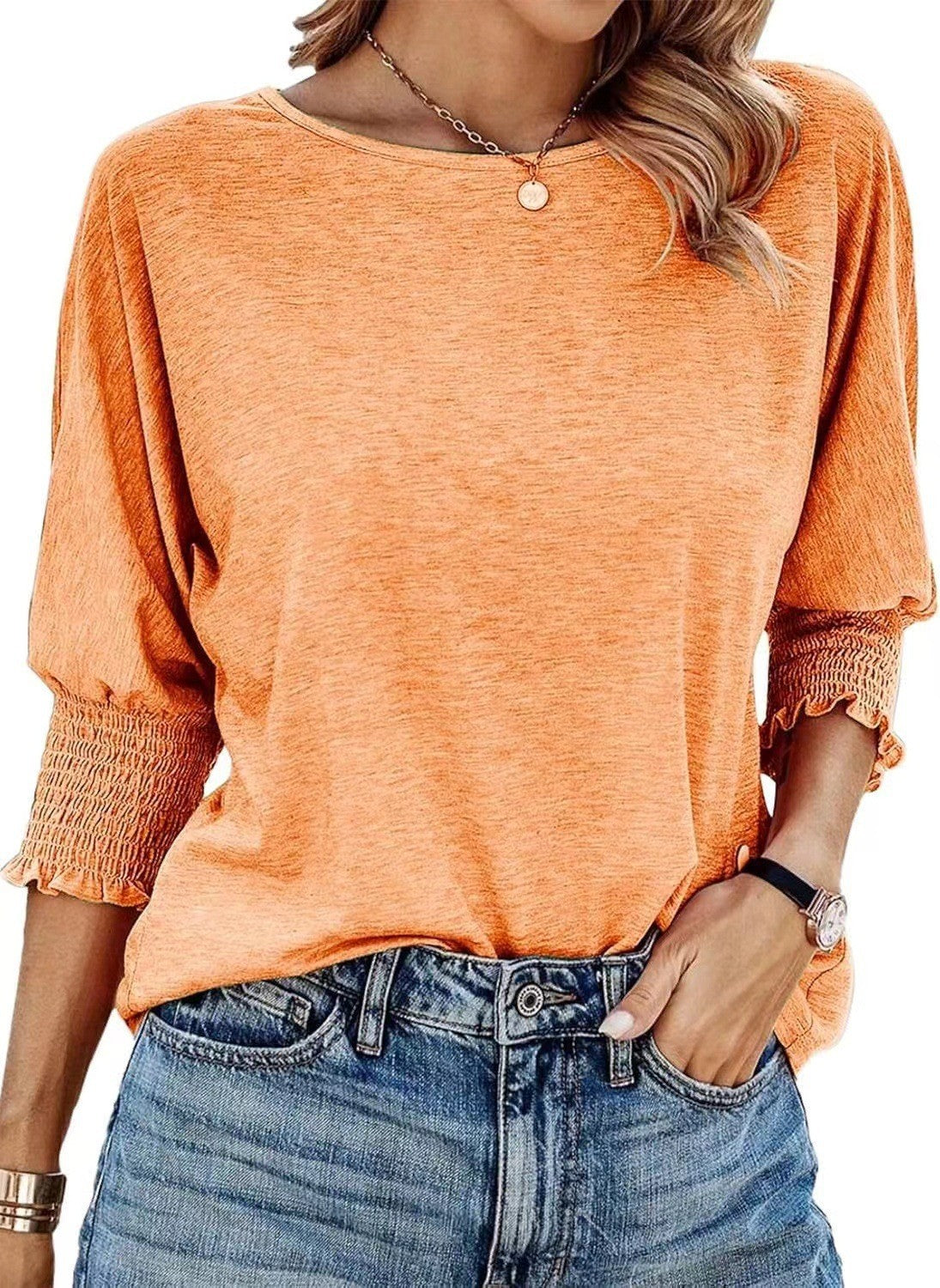 Women's Stylish Loose Round Neck T-shirt